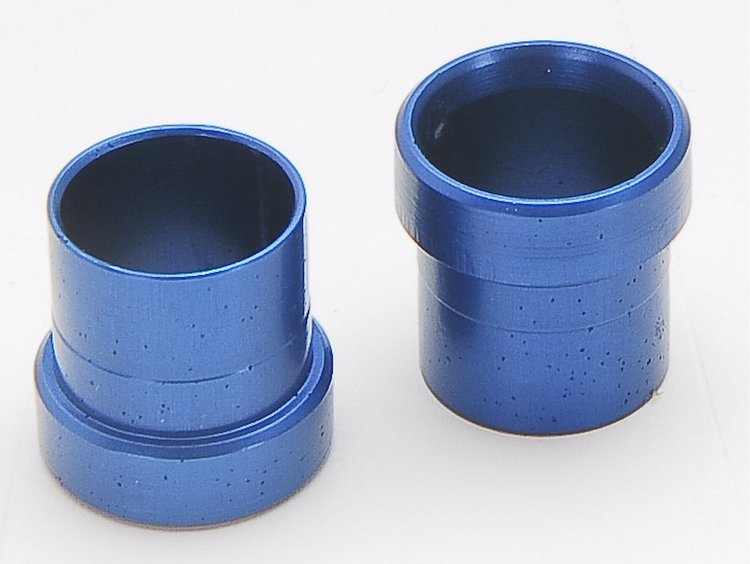Tube Sleeves, Blue Anodized Aluminum [-6 AN]