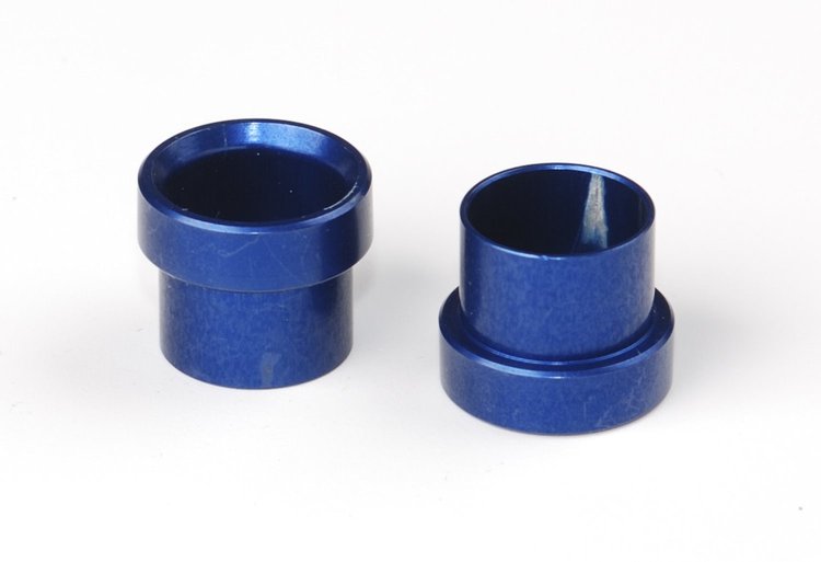 Tube Sleeves, Blue Anodized Aluminum [-8 AN]