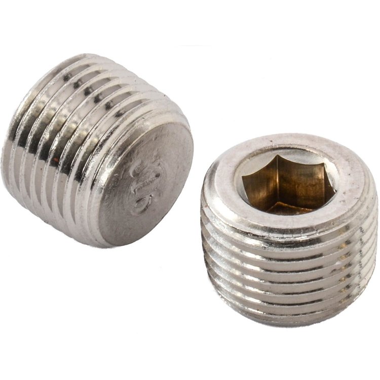 Stainless Steel Pipe Plugs 3/8 in. NPT