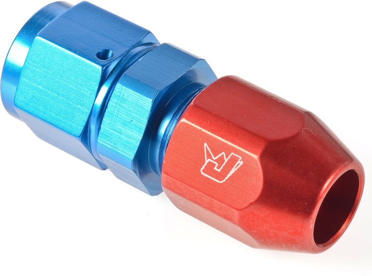 -8 AN Female to 1/2 in.Tube Fitting Blue/Red