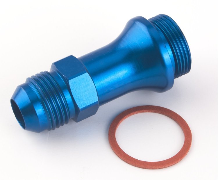 Filtered Carburetor Inlet Fitting Blue