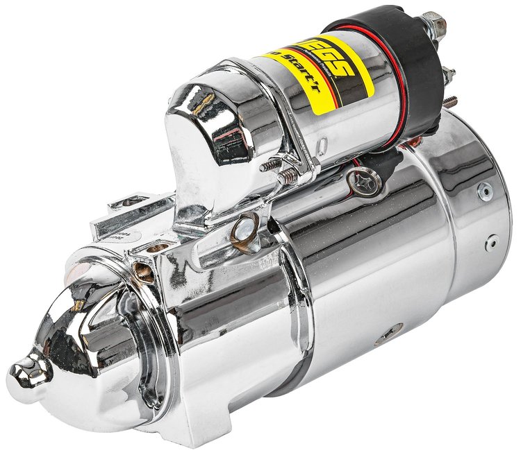 Chrome O.E.M. Replacement Starter for Small Block Chevy and Big Block Chevy