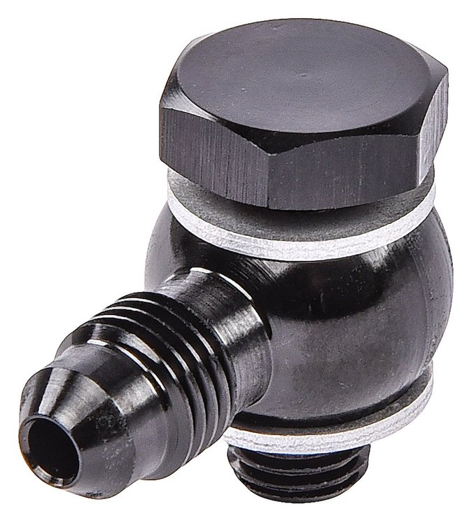 AN Banjo to Metric Bolt Adapter Fitting [-3 AN Banjo, 8 mm x 1.0 Thread Banjo Bolt]