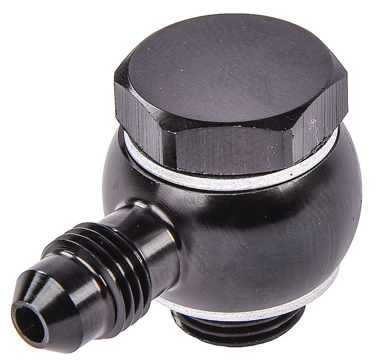 AN Banjo to Metric Bolt Adapter Fitting [-3 AN Banjo, 12 mm x 1.0 Thread Banjo Bolt]