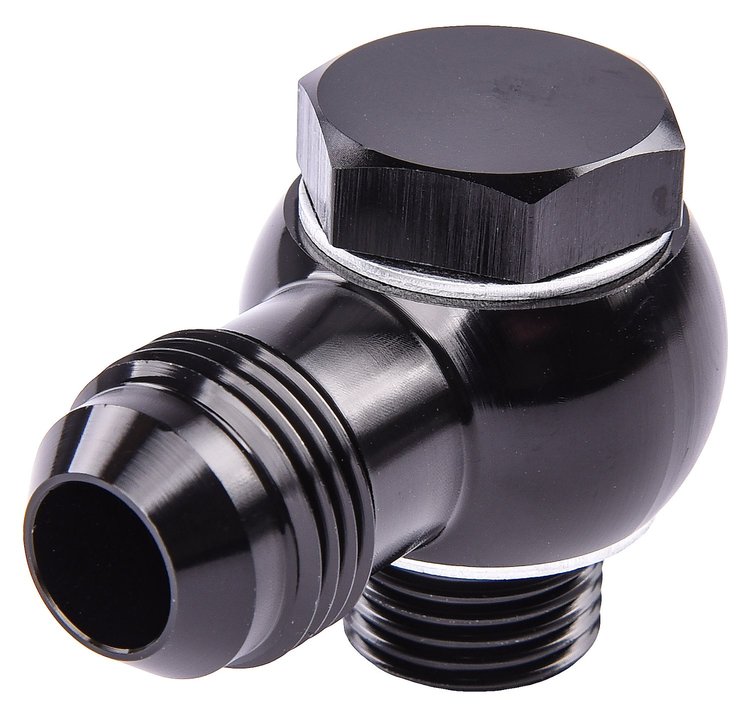 AN Banjo to Metric Bolt Adapter Fitting [-8 AN Banjo, 16 mm x 1.5 Thread Banjo Bolt]