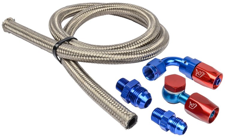 -06AN Carburetor to Mechanical Fuel Pump Line Kit