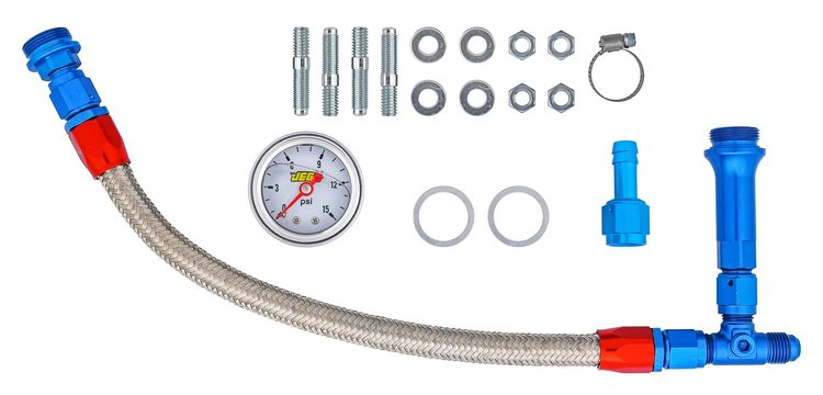 Dual Feed Fuel Line Kit Fits Holley Carburetor
