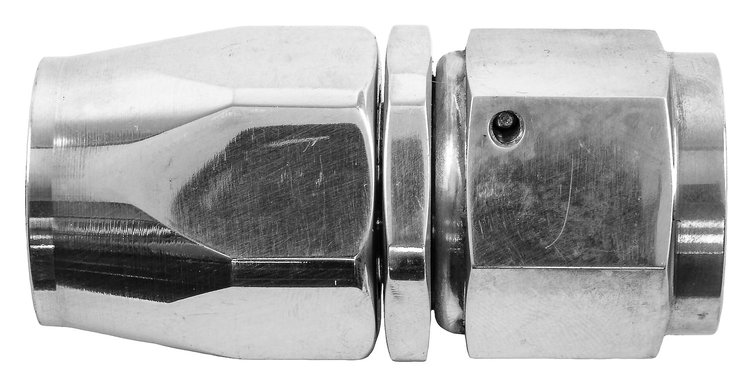 Polished Straight Hose End -10AN