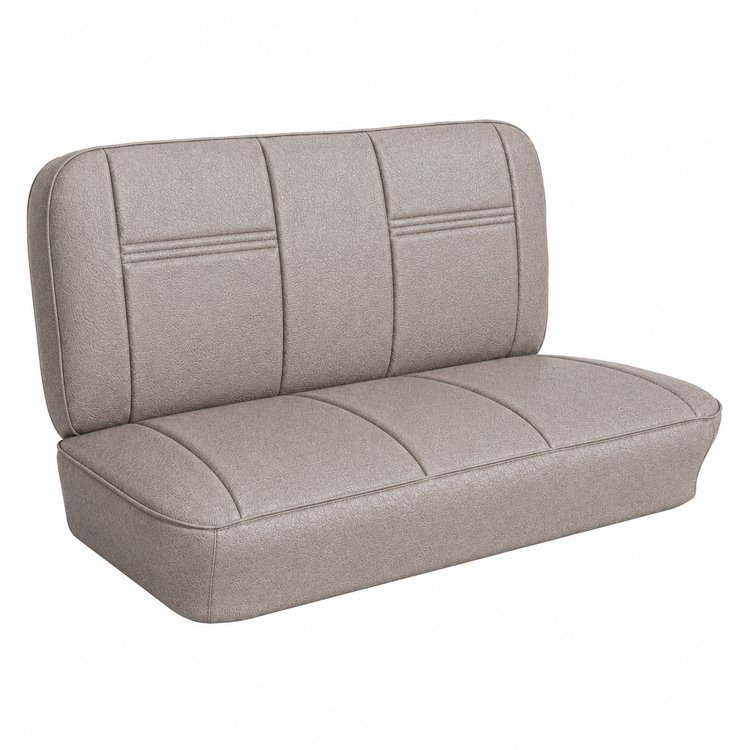 Bench Seat Upholstery for 1955 (2nd Series)-1959 Chevrolet/GMC Trucks, w/Dual Inserts [Champagne]