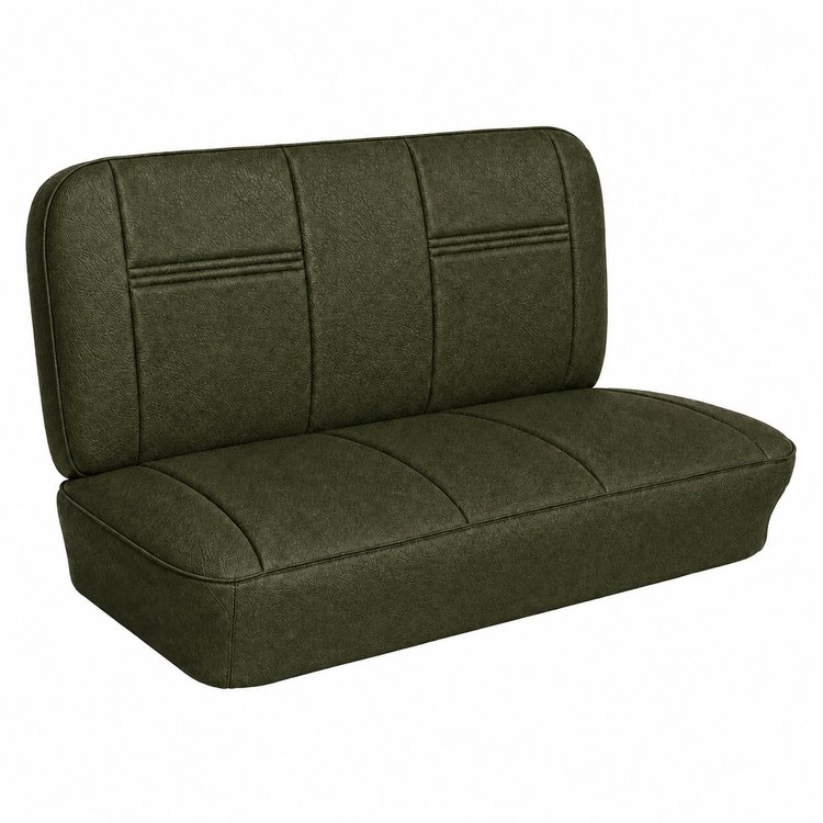Bench Seat Upholstery for 1955 (2nd Series)-1959 Chevrolet/GMC Trucks, w/Dual Inserts [Green]