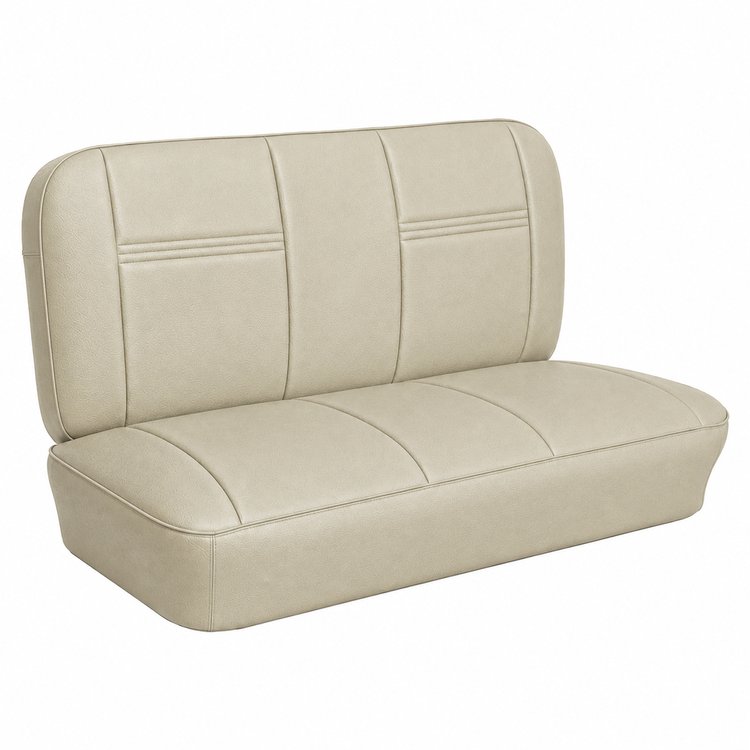 Bench Seat Upholstery for 1955 (2nd Series)-1959 Chevrolet/GMC Trucks, w/Dual Inserts [Beige]