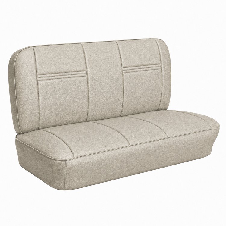 Bench Seat Upholstery for 1955 (2nd Series)-1959 Chevrolet/GMC Trucks, w/Dual Inserts [Fawn]