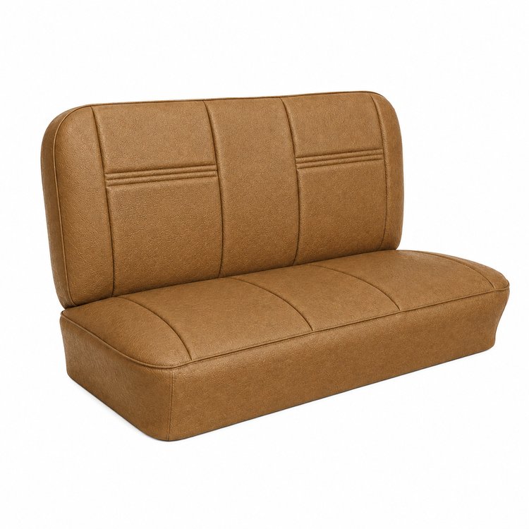 Bench Seat Upholstery for 1955 (2nd Series)-1959 Chevrolet/GMC Trucks, w/Dual Inserts [Gold]