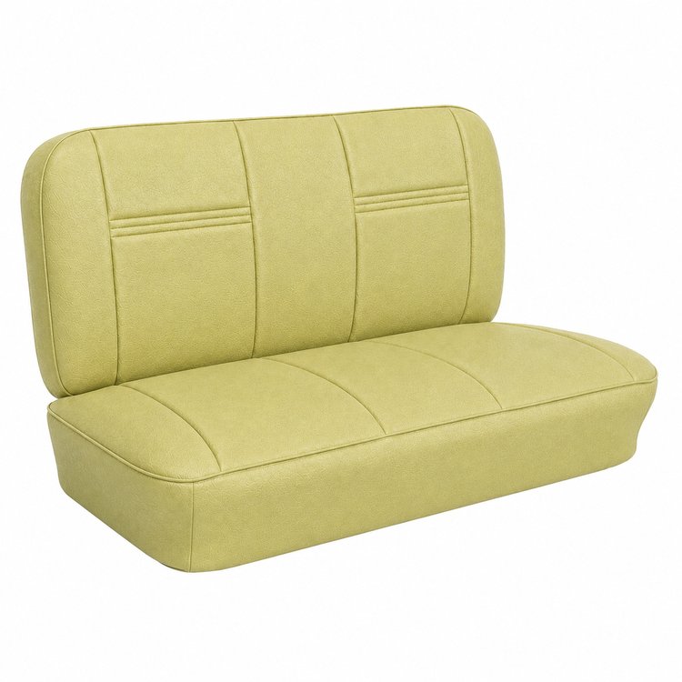 Bench Seat Upholstery for 1955 (2nd Series)-1959 Chevrolet/GMC Trucks, w/Dual Inserts [Yellow]