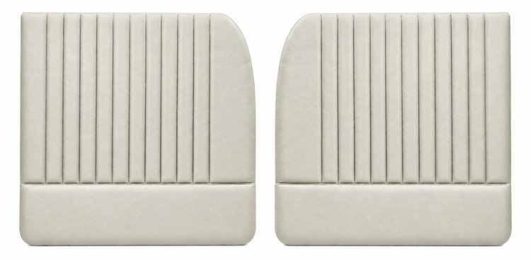 Front Door Panel Set for 1955 (2nd Series)-1959 Chevy/GMC Trucks, w/Vertical Pleats [Seville Vinyl, Fawn]
