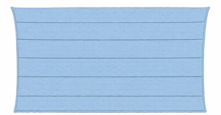 Headliner for 1970-1973 Chevrolet Camaro, Pontiac Firebird w/Deluxe Interior [Premier Perforated Grain Light Blue Vinyl]