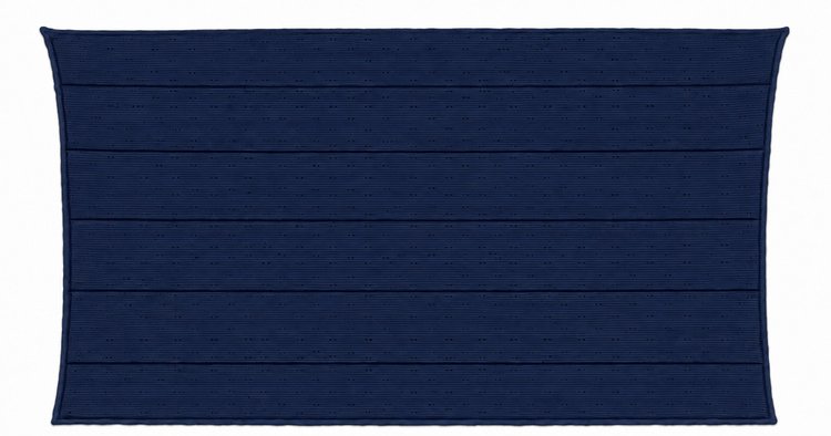 Headliner for 1970-1973 Chevrolet Camaro, Pontiac Firebird w/Deluxe Interior [Premier Perforated Grain Dark Blue Vinyl]