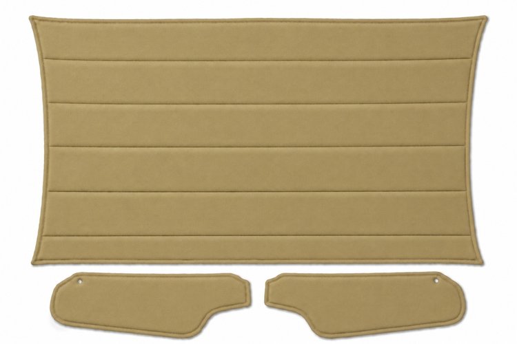Headliner w/Sun Visors for 1970 Chevy Camaro, Pontiac Firebird w/Standard Int. [Premier Non-Perforated Grain Light Saddle Vinyl]