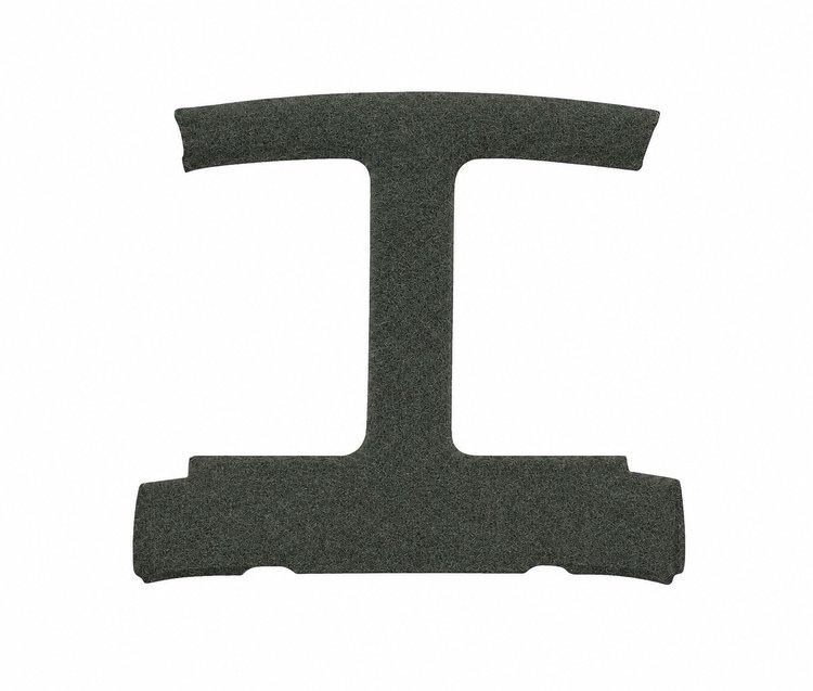 ABS Headliner for 1982-1992 Chevrolet Camaro, Pontiac Firebird w/T-Top [Medium Dark Grey Foam-Back Cloth]