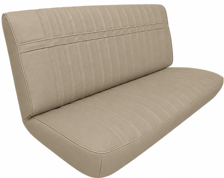 Bench Seat Upholstery for 1973-1980 Chevrolet/GMC Trucks, w/Horizontal Insert & Vertical Pleats [Gold]