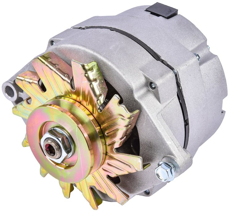 1-Wire GM Alternator 140 AMP Output V-Belt Pulley [Natural Finish]
