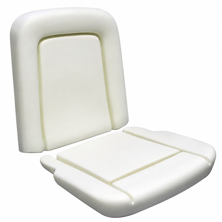 Front Low Back Bucket Seat Foam for 1967 Ford F100 Ranger and Mustang, 1967 Mercury Cougar w/Standard or Deluxe Interior