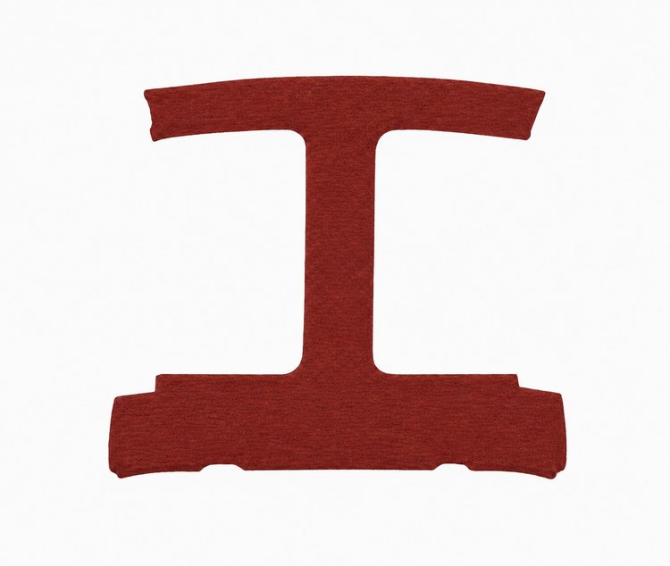 ABS Headliner for 1982-1992 Chevrolet Camaro, Pontiac Firebird w/T-Top [Carmine Foam-Back Cloth]