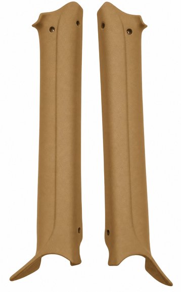 A-Pillar Pads Fits Select 1968-1969 Buick, Chevrolet, Oldsmobile, Pontiac A-Body 2-Door Sedan Models [Light Saddle]