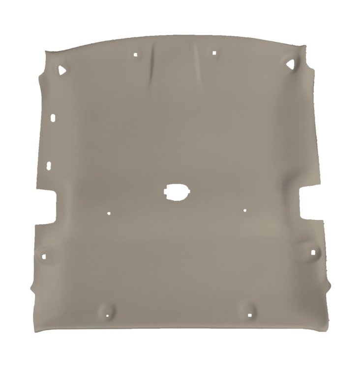 ABS Headliner for 1998-2002 Dodge Ram 1500, 2500, 3500 Quad Cab w/o Overhead Console [Sand Grey Cloth]