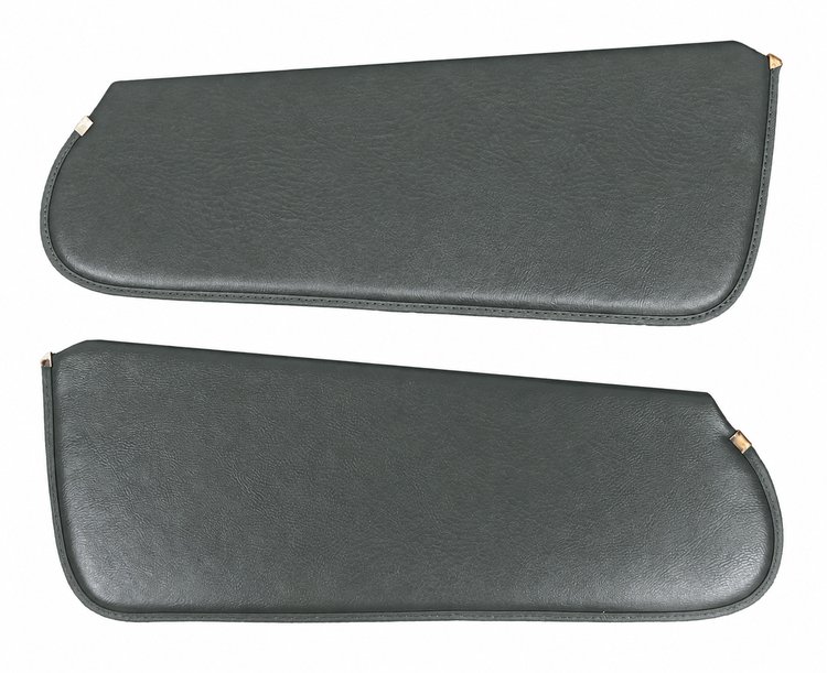 Sun Visors for 1979-1983 Dodge Trucks, 1981-1993 Dodge Ramcharger [Charcoal Madrid Grain Vinyl]