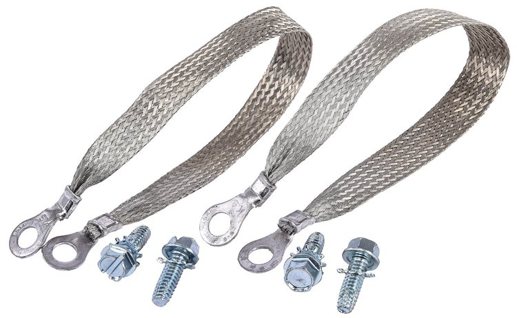 Ground Strap Set Fine Stranded Braided Copper