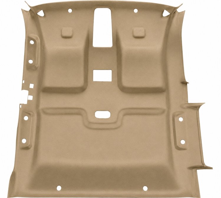 ABS Plastic Headliner for 1999-2006 Chevrolet, GMC 3-Door Extended Cab Trucks [Foambacked Cloth, Natural Beige]