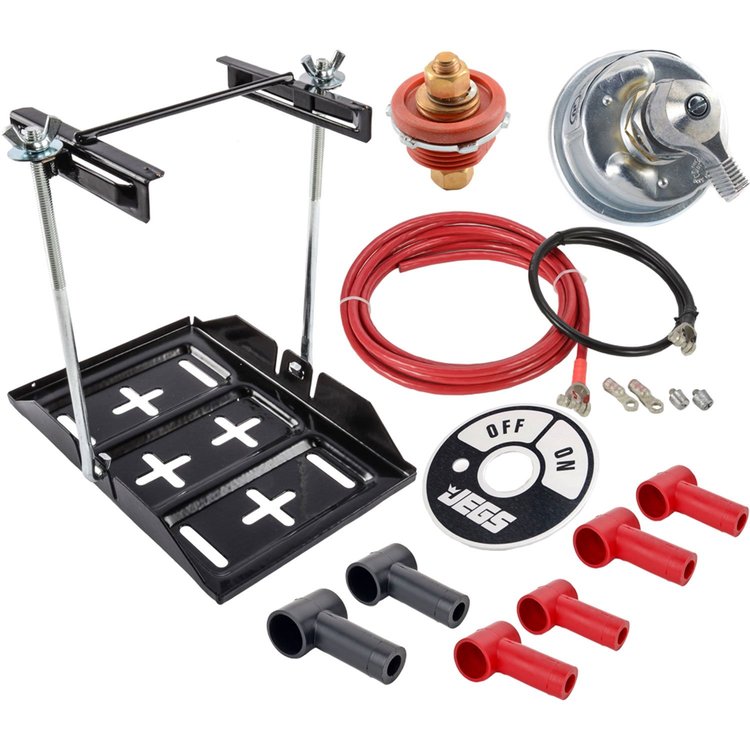 Steel Battery Tray & Cutoff Kit