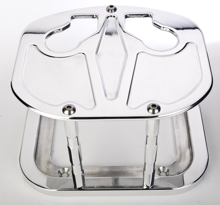 Billet Aluminum Battery Mount Custom Mill Finish