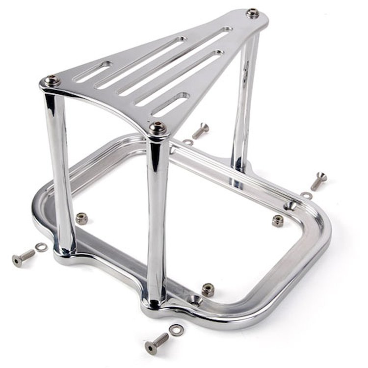 Lightweight Billet Battery Mount Polished Finish