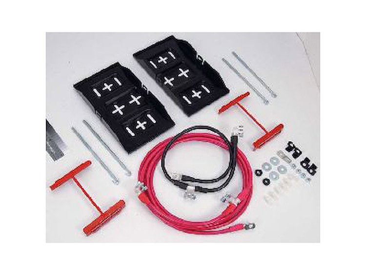 Dual Battery Relocation Kit Universal Fit for Group 24-31 Batteries