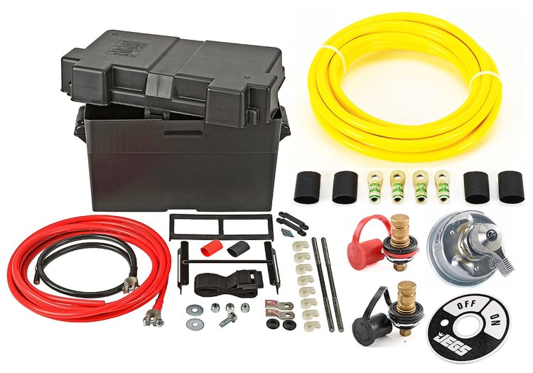 Deluxe Automotive/Marine Type Battery Relocation Kit