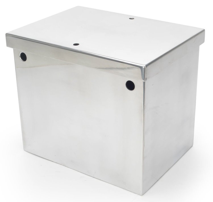 Aluminum Battery Box Group 24 (11-3/4" L x 8-3/8" W x 10-1/4" H)