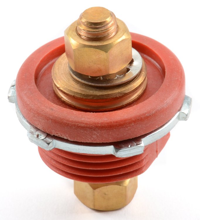 Through-Panel Connector Red