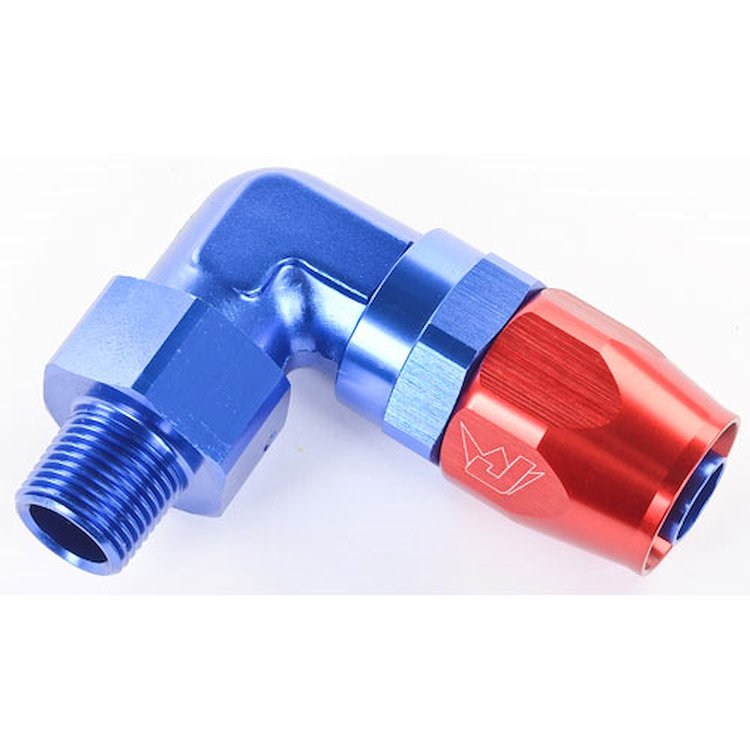 90-degree Max Flow Hose End [-10 AN x 3/8 in. NPTM]