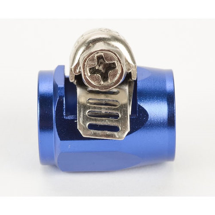 Blue Hose Finisher -4AN (1/4" ID Hose)