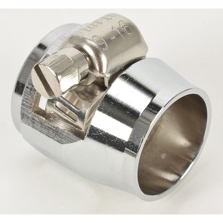 Chrome Hose Finisher -8AN (1/2" ID Hose)