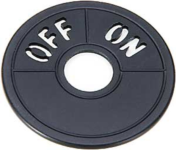 Battery Disconnect Billet Aluminum Faceplate [Anodized Black]