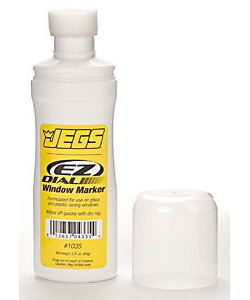 EZ Dial Window Marker [White, 3 oz. Bottle]