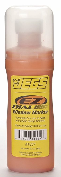 EZ Dial Window Marker [Orange, 3 oz. Bottle]