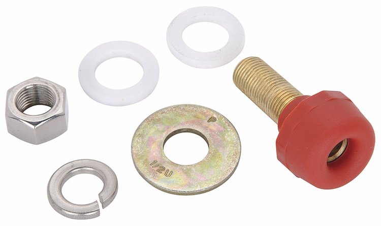 Quick Release Battery Charging Lugs Red Female Lug
