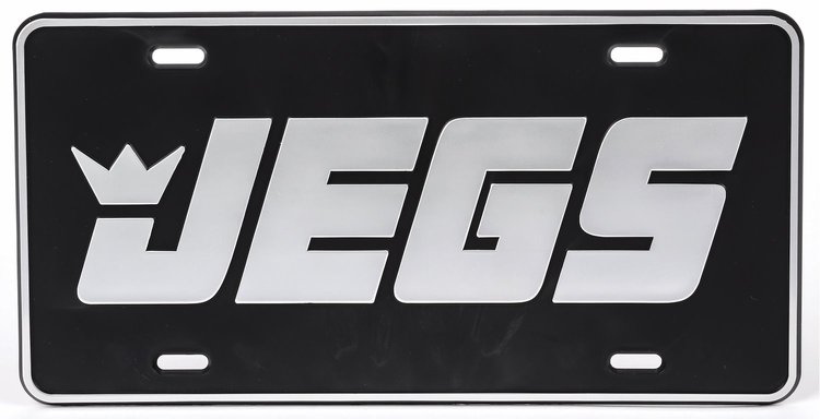 License Plate w/Silver Logo Made in the USA