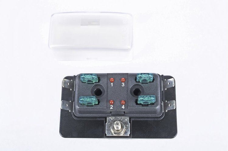 Mini Fuse Block with LED Indicators [4-Pole]