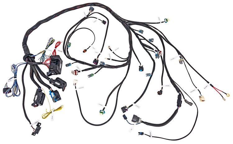 Engine Swap Wiring Harness for 2009-2014 GM Gen IV LS3 6.2L & L92 6.2L Truck Engines and 4L60E Transmission [DBW]
