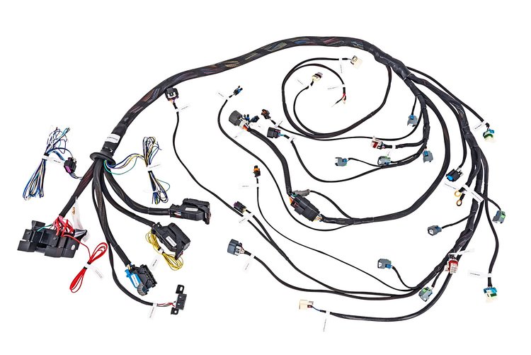 Engine Swap Wiring Harness for 2009-2014 GM Gen IV LS3 6.2L & L92 6.2L Truck Engines and 4L80E Transmission [DBW]
